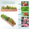 36-Inch Brown Wooden Flower Planter Box for Outdoor Garden Balcony and Home Decoration